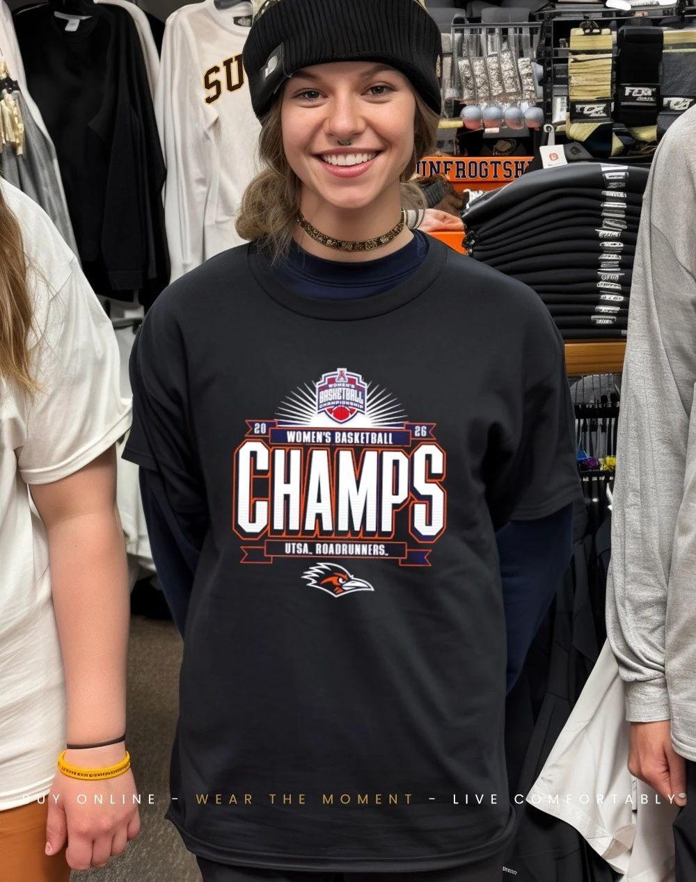UTSA Roadrunners 2026 Women’s Basketball American Conference Champs Locker Room shirt