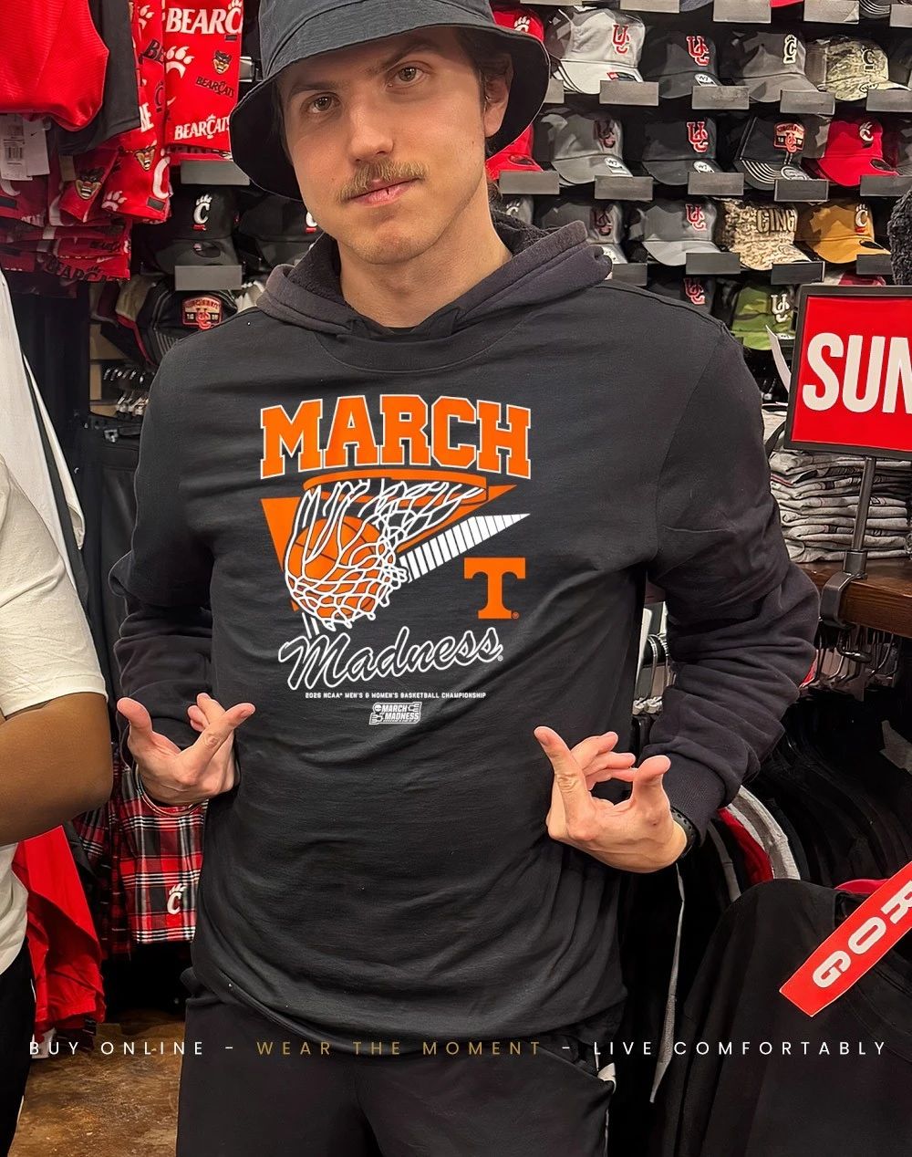 Tennessee Volunteers MBB & WBB 2026 March Madness Retro Swish shirt