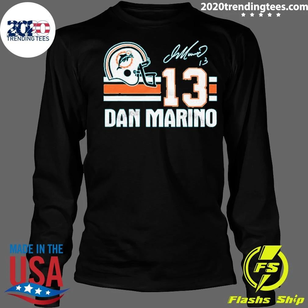 Dan Marino Miami Dolphins Homage Youth Remix Signature Shirt