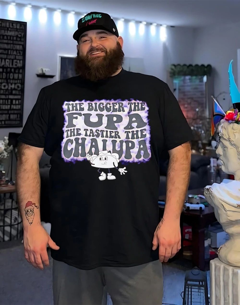 Taco the bigger the fupa the tastier the chalupa shirt