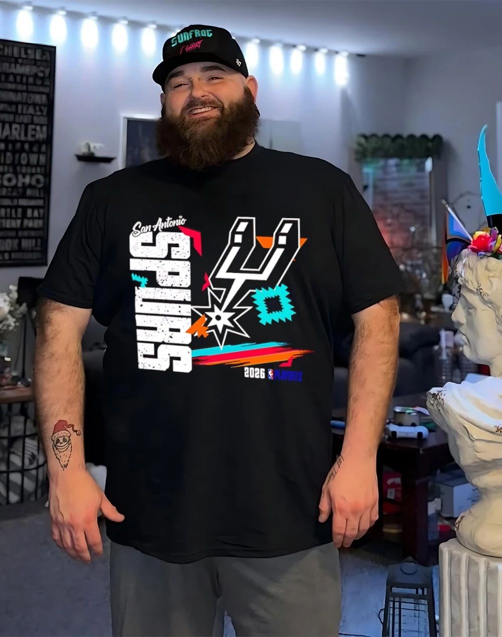 San Antonio Spurs 2026 NBA Playoffs graphic shirt