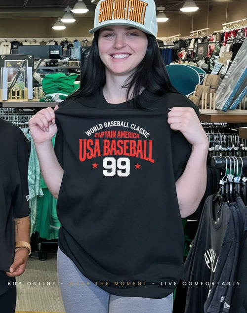 Aaron Judge Yankees Captain America USA Baseball 99 shirt