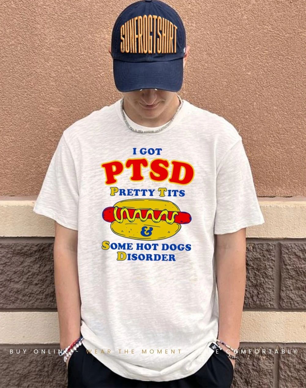 I Got PTSD Pretty Tits & Some Hot Dogs Disorder shirt
