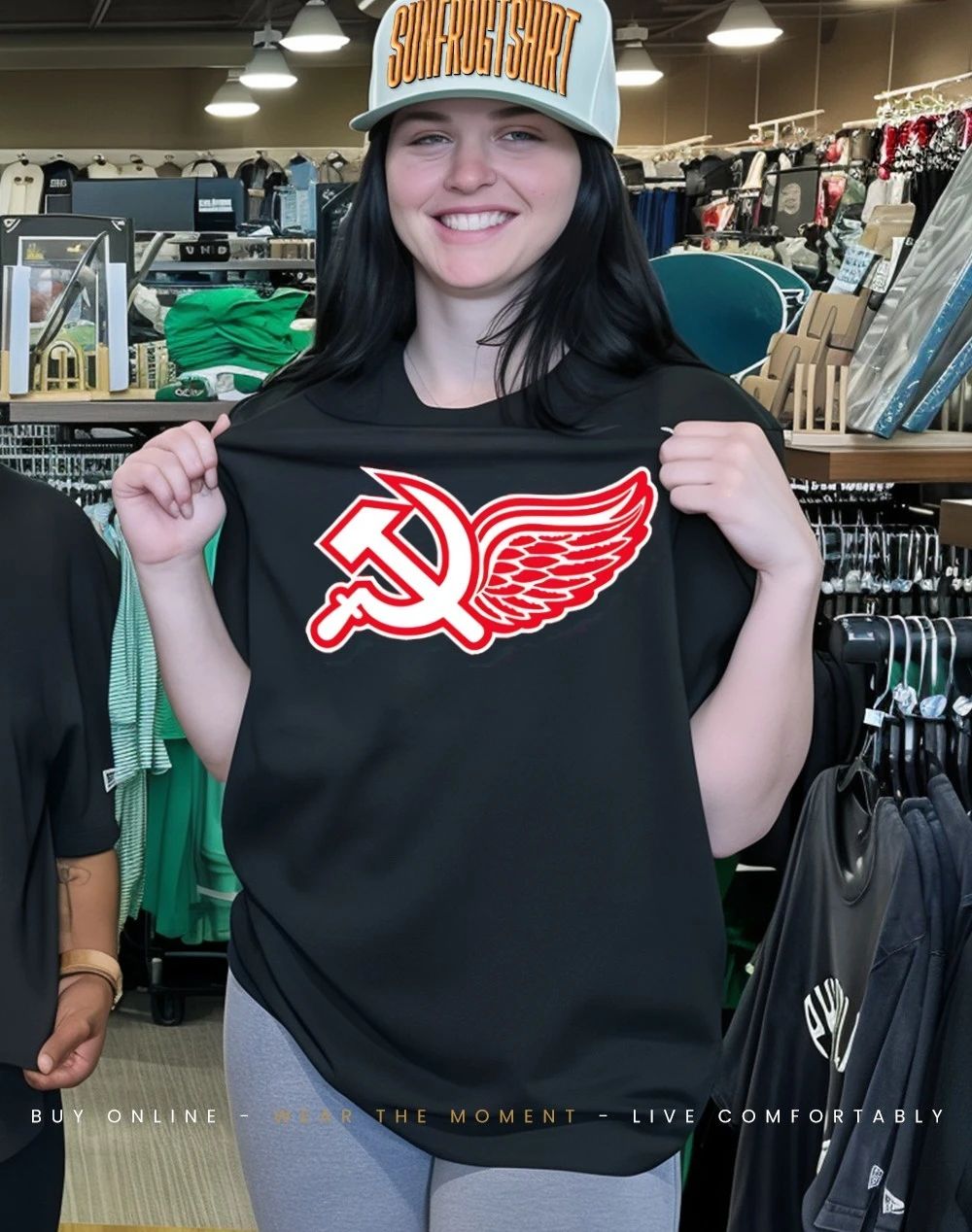 Russian Five communist Detroit Red Wings shirt