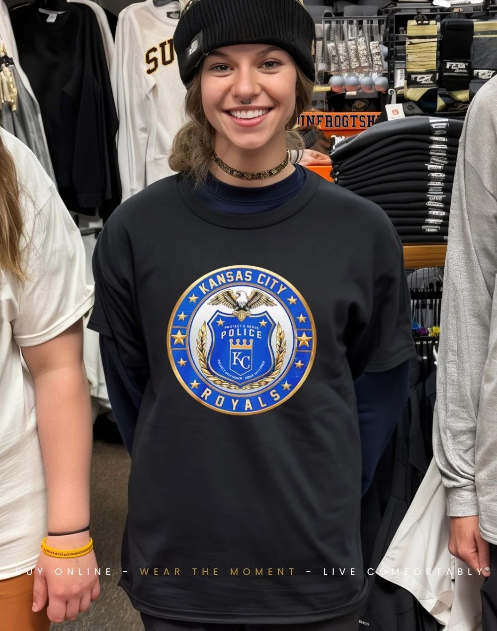 Kansas City Royals Police Pride logo shirt