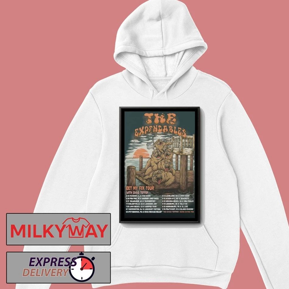 The Expendables Get My Fix Tour 26 Poster shirt