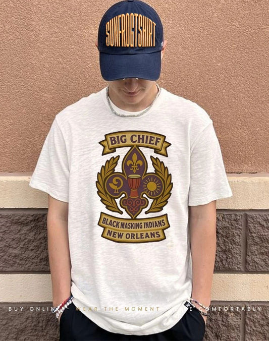 Big chief black masking Indians New Orleans shirt