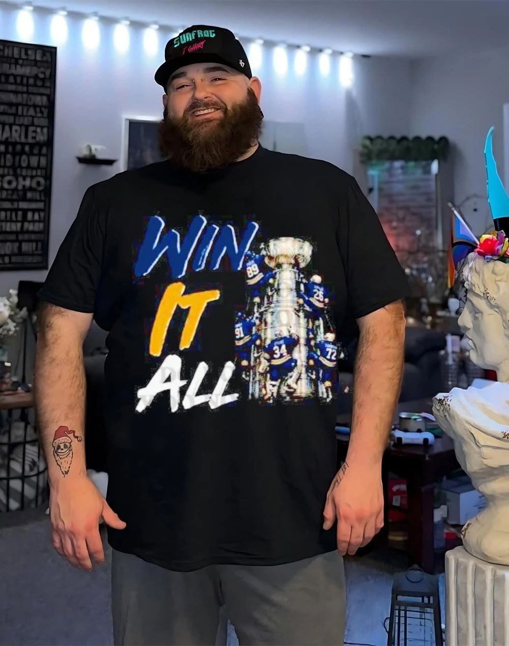 Buffalo Sabres Win It All 2026 Stanley Cup Playoffs front and back shirt