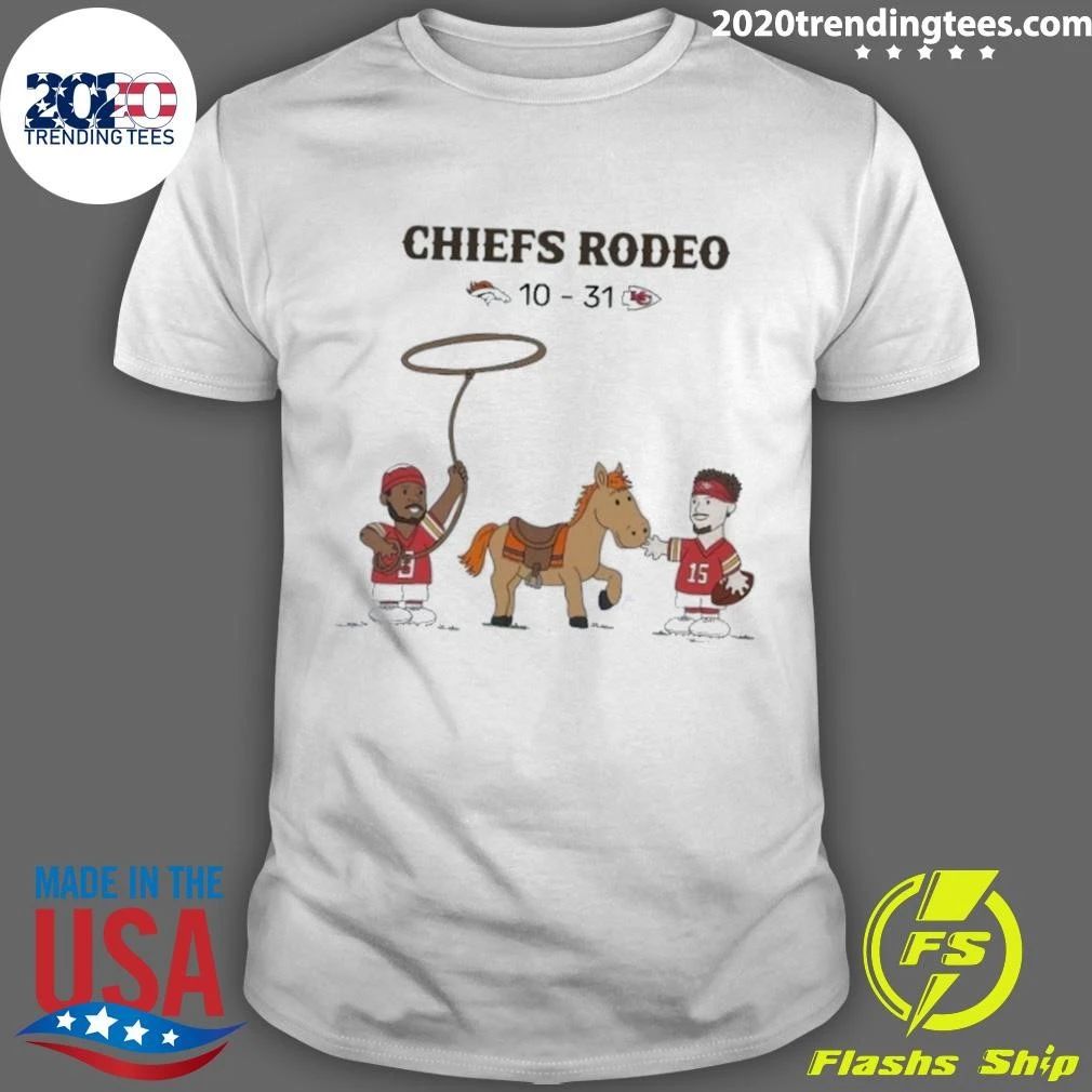 Chiefs Rodeo Patrick Mahomes 15 And L’jarius Sneed 9 Shirt