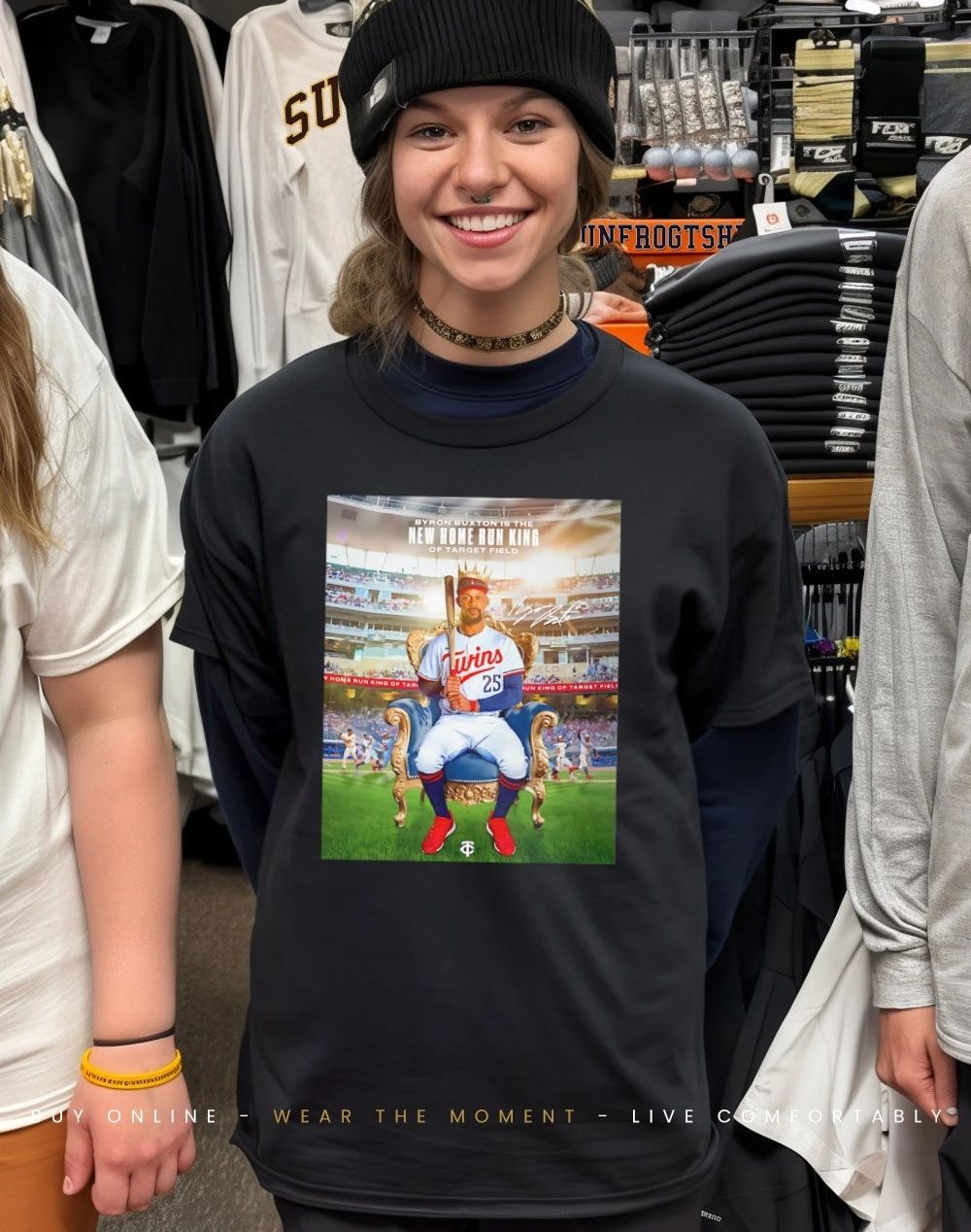 Byron Buxton is the New Home Run King of Target Field signature shirt