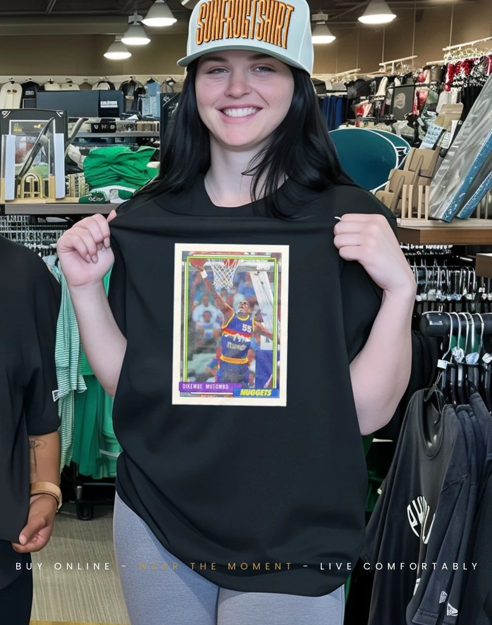 Dikembe Mutombo Nuggets 1992 Topps Basketball Legendary Card shirt