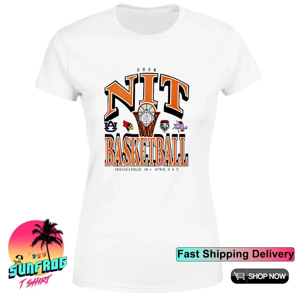 NIT Basketball 2026 Indianapolis logos shirt