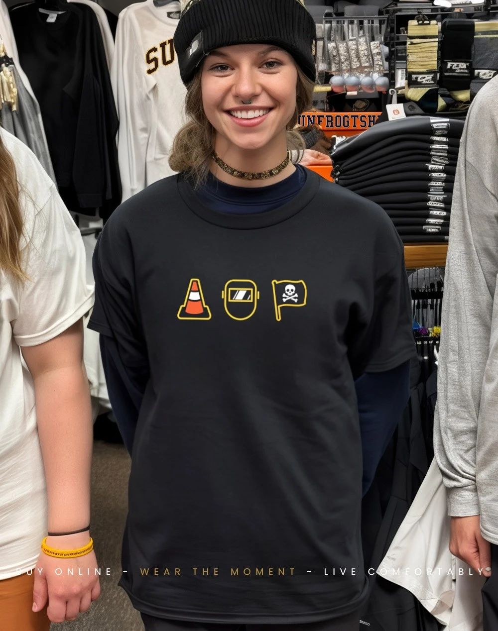 PGH 3 Icons Pittsburgh Pirates The Traffic Cone shirt