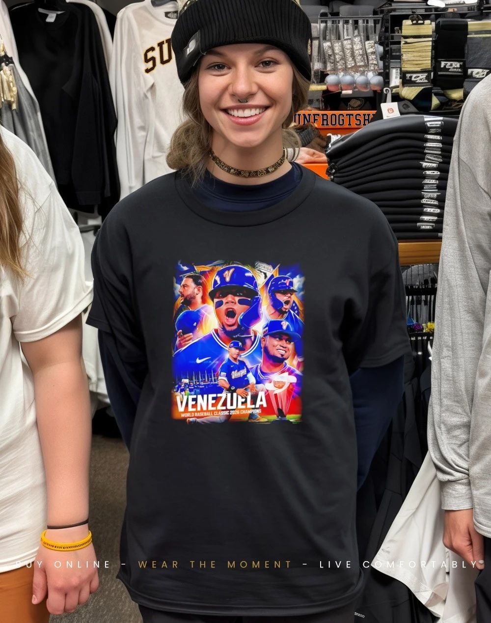 Venezuela baseball WBC 2026 Champions player collage shirt
