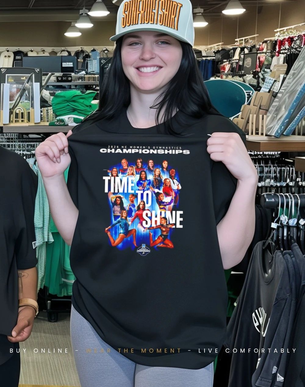 2026 Nc Womens Gymnastics Championships Time To Shine shirt