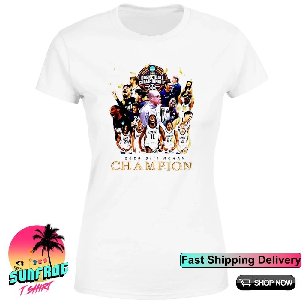 UMW Basketball National Champions 2026 all team poster shirt