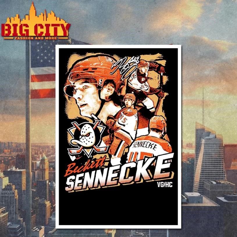 Awesome Anaheim Ducks Sennecke The Kid Collage Shirt