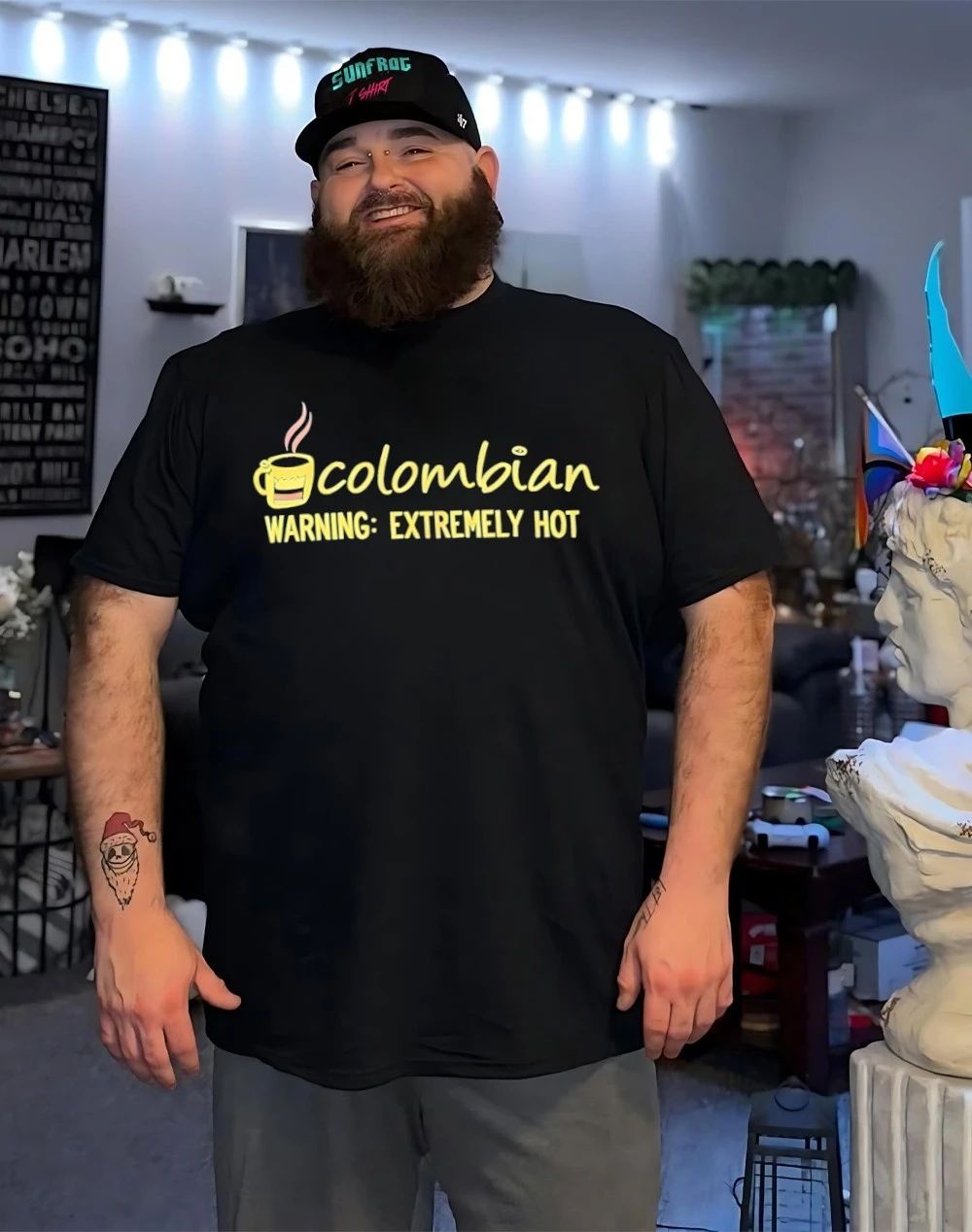 Colombian Warning Extremely Hot Shirt