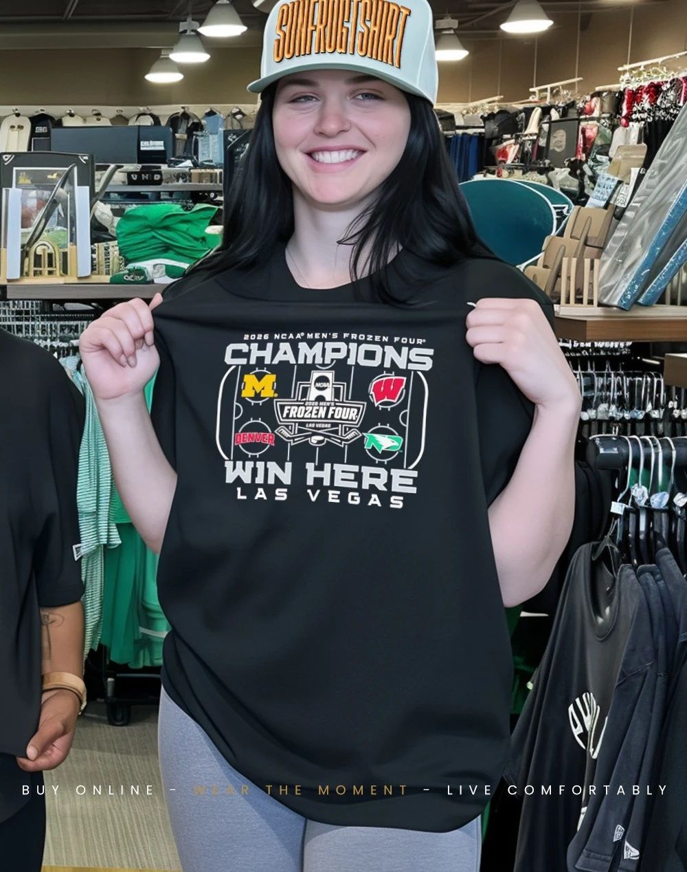 Men’s Hockey 2026 NCAA Frozen Four Win here Las Vegas shirt
