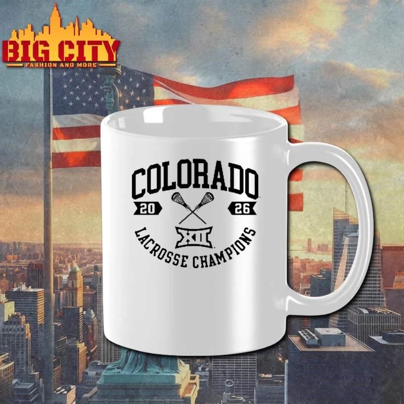 Awesome Colorado Buffaloes Big 12 Lacrosse Champions 2026 shirt