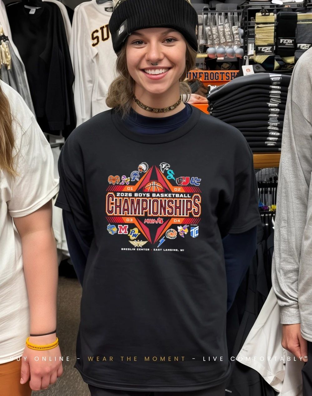 2026 MHSAA Boys Basketball Championships logo shirt