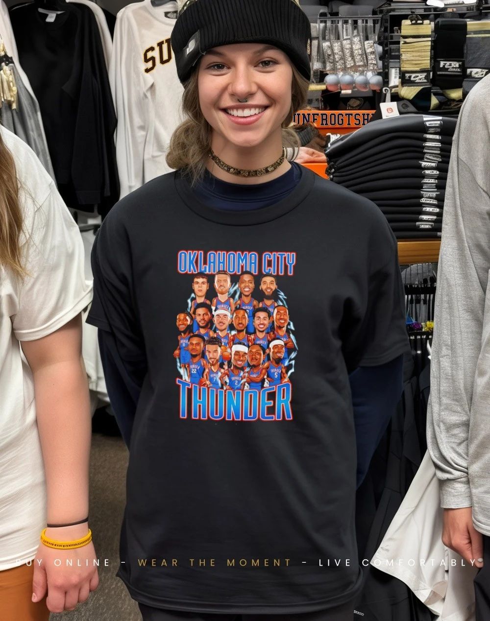 Oklahoma City Thunder 2026 Playoffs Caricatures shirt