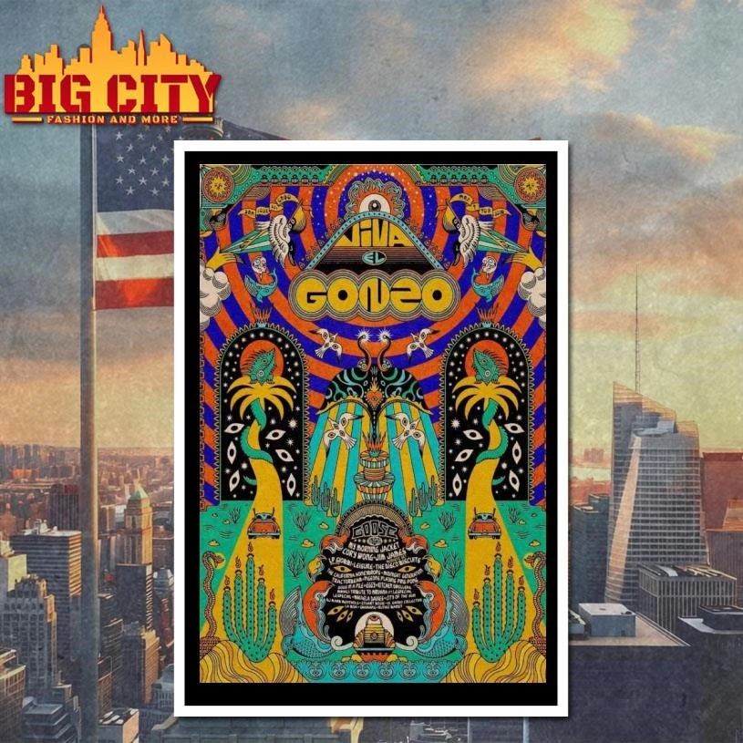 Awesome LIMITED Viva El Gonzo Tour 2026 Poster Shirt