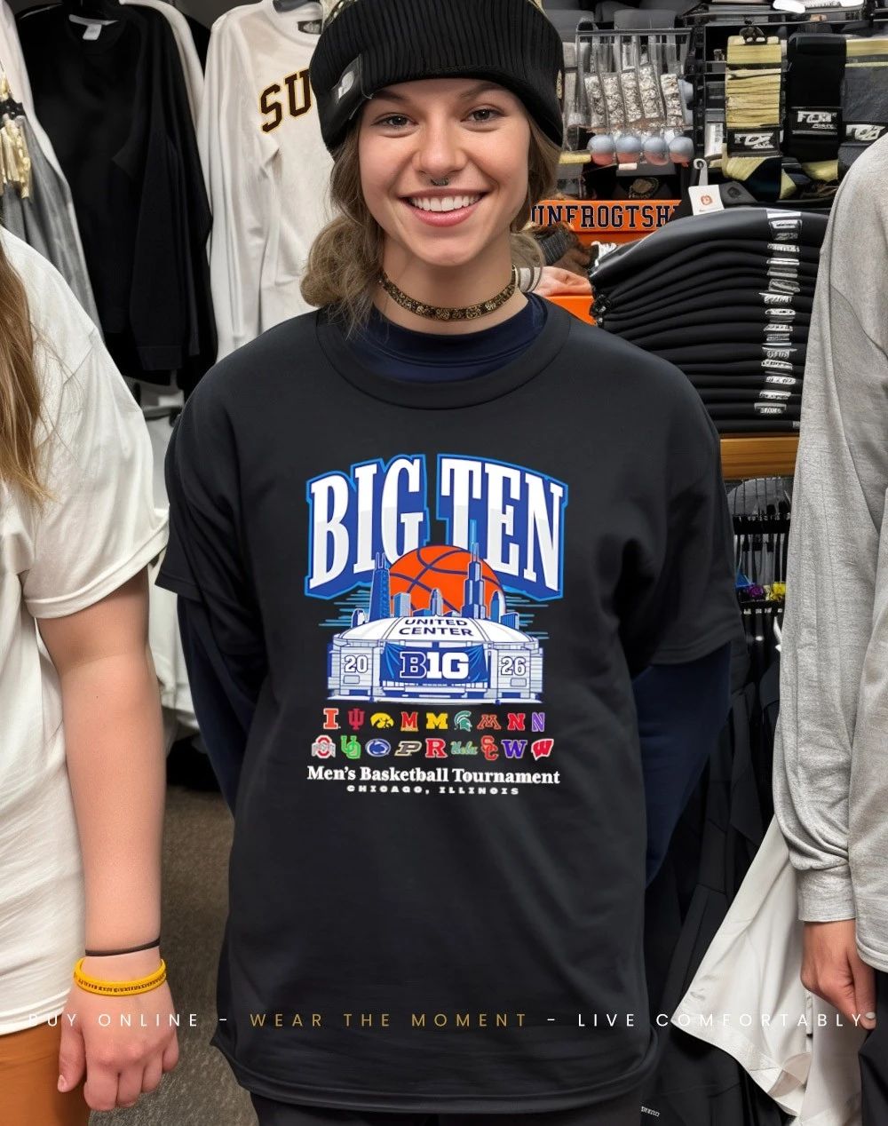 Big Ten 2026 Big Ten Men’s Basketball Tournament Arena logo shirt