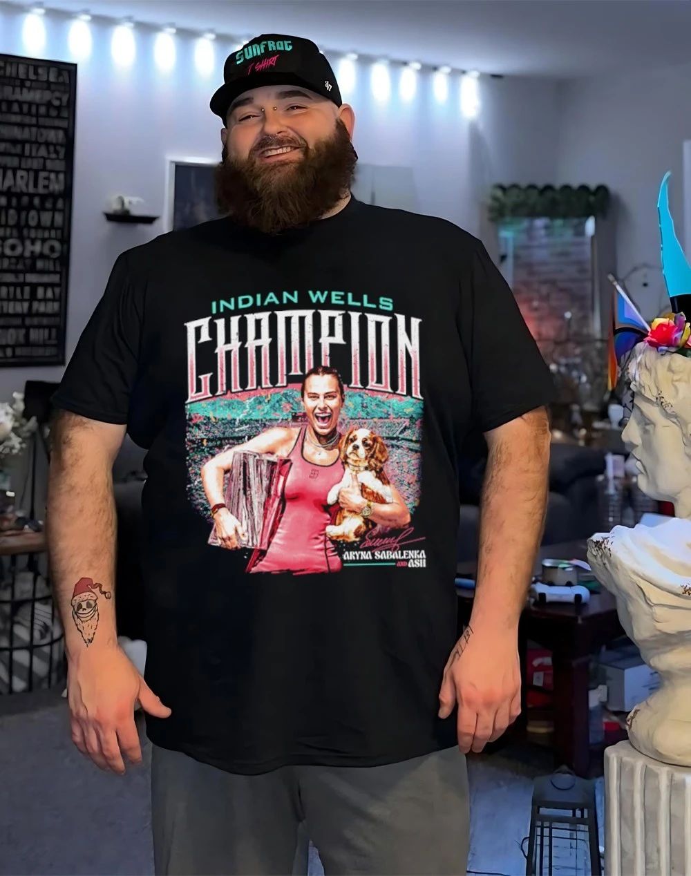 Aryna Sabalenka 2026 Indian Wells Champion graphic shirt