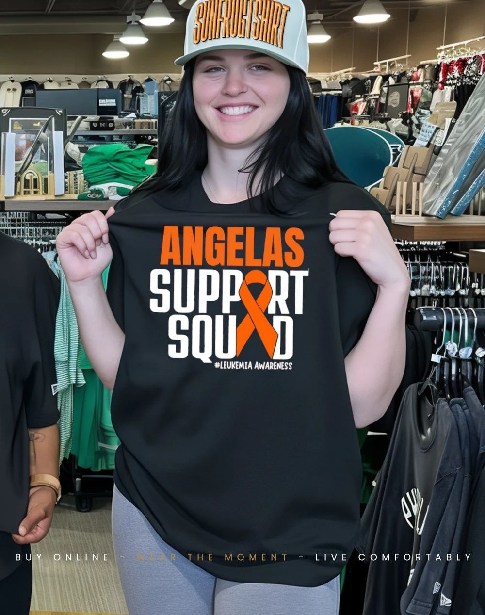 Angela support squad Leukemia Awareness shirt