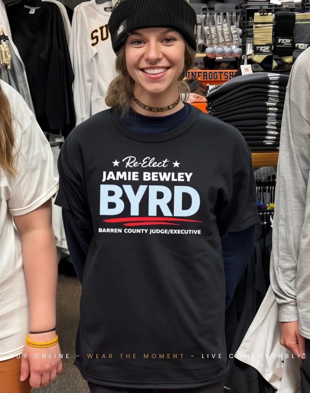 Re-elect Jamie Bewley Byrd as Barren County Judge Executive shirt
