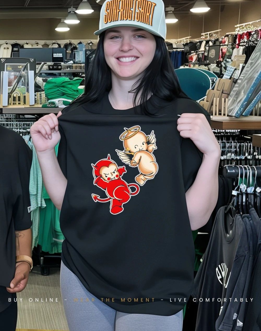 Kewpie Baby Devil Angel Cherubs Shirt