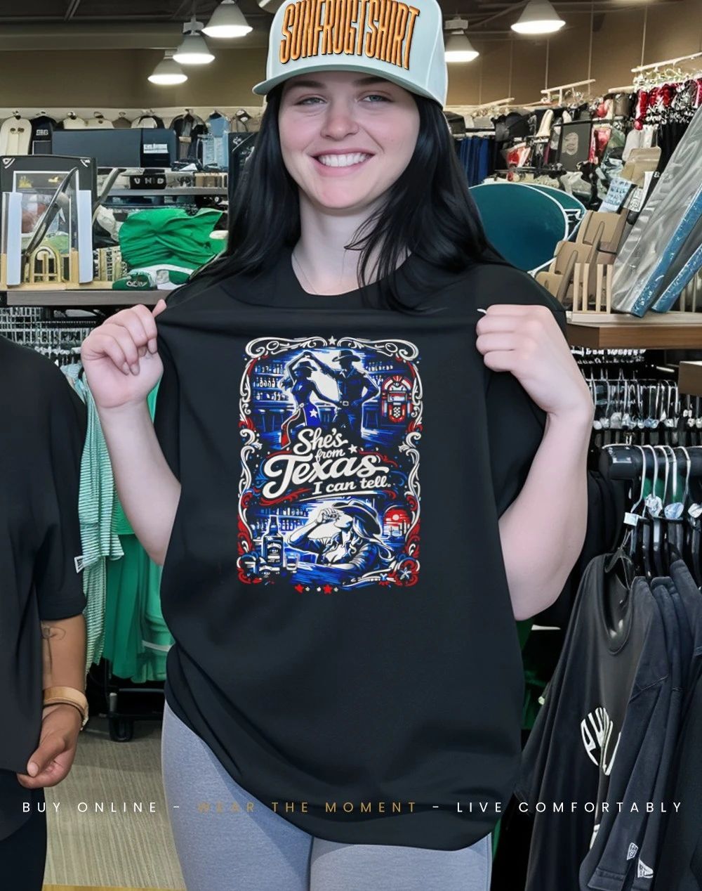 She’s from Texas I can tell graphic shirt