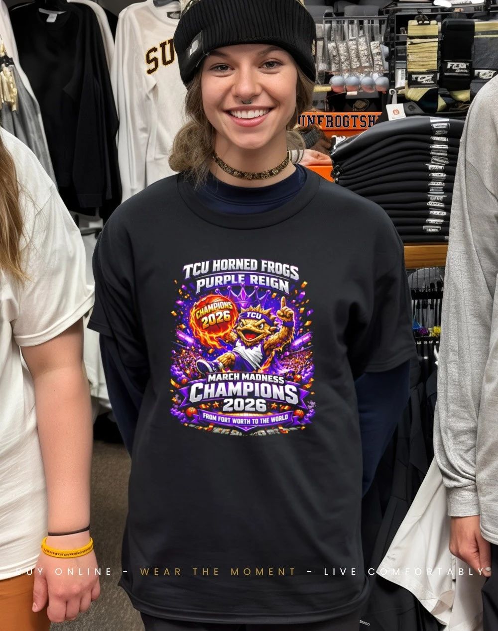 TCU Horned Frogs Purple Reign March Madness Champions 2026 shirt