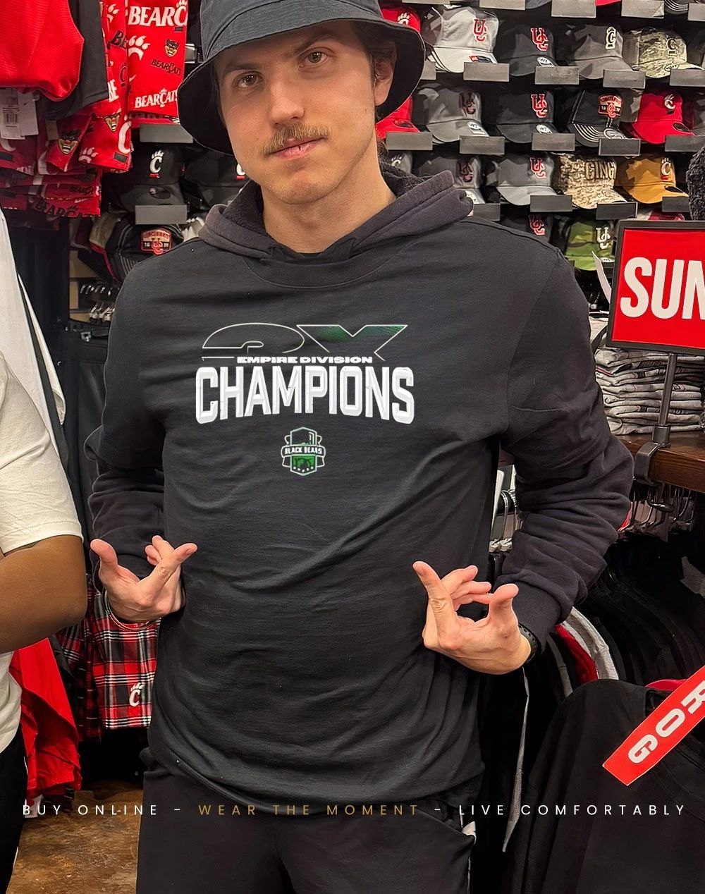 Binghamton Black Bears 2026 Empire Division Champions shirt