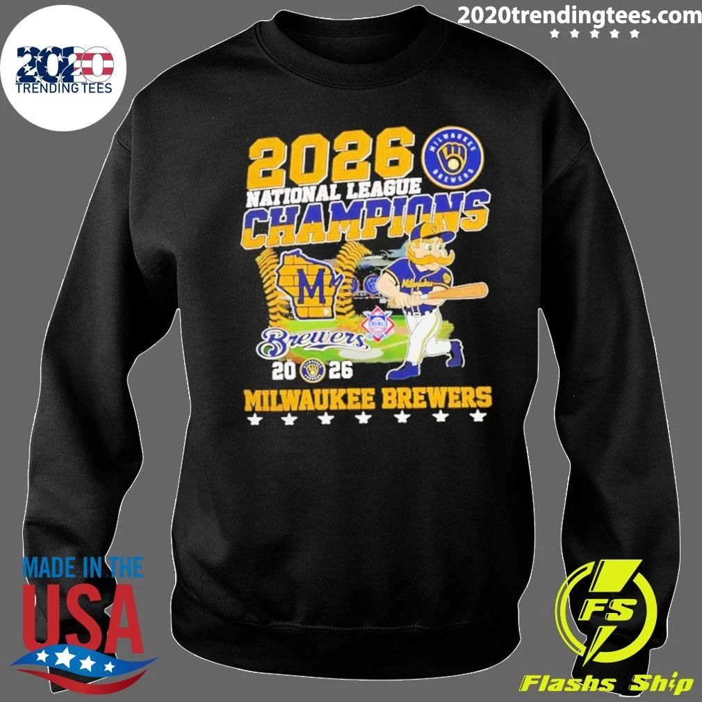 2026 National League Champions Milwaukee Brewers Mascot Shirt