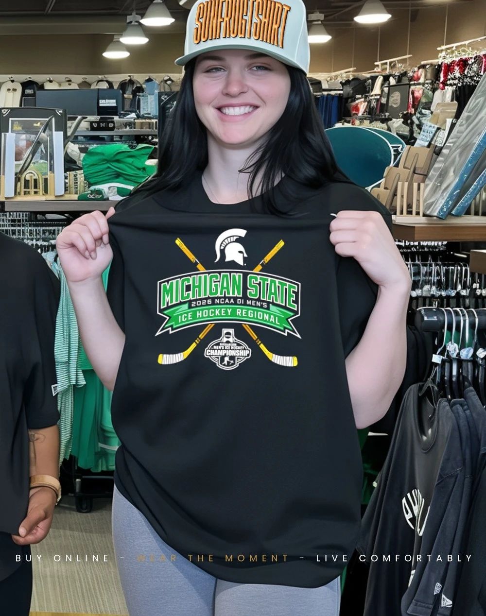 Michigan State Spartans 2026 NCAA DI Men’s Ice Hockey Regionals shirt