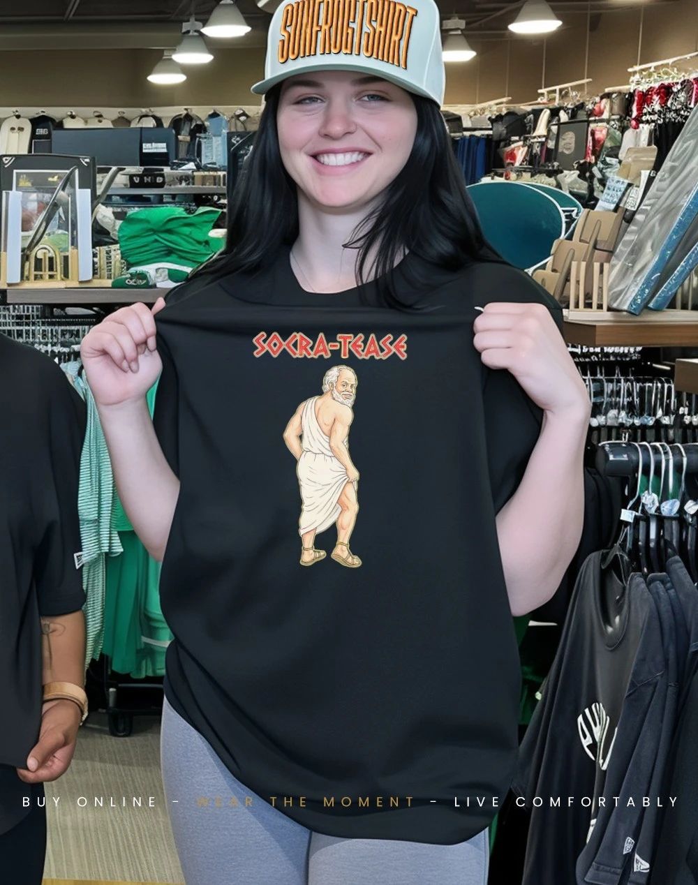 Socra-tease socrates being a tease shirt