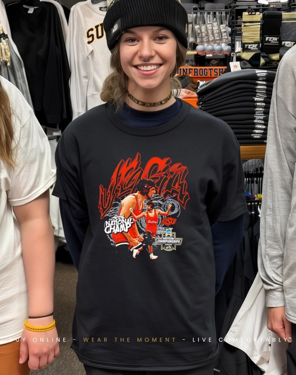 Sergio Vega Oklahoma State Wrestling NCAA 2026 National Champ shirt