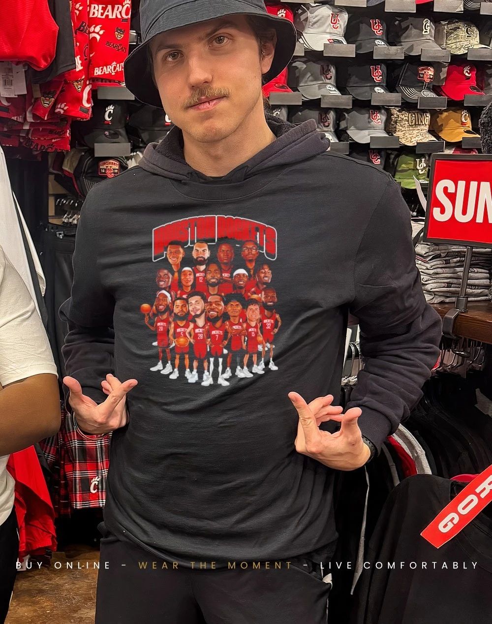 Houston Rockets 2026 Playoffs Caricatures shirt