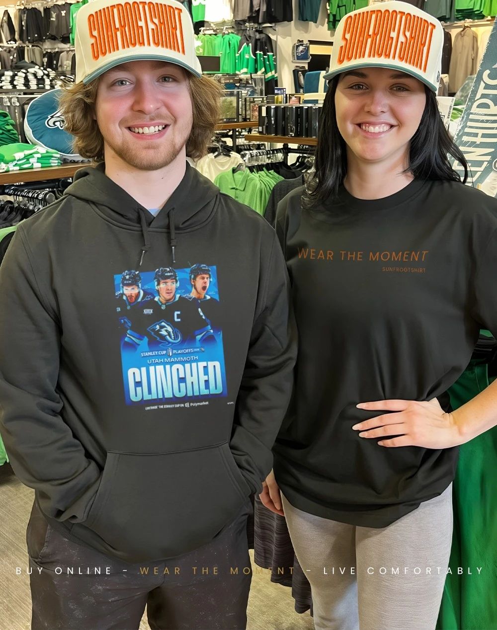 Utah Mammoth Clinched Stanley Player Of Team Player 2026 Shirt