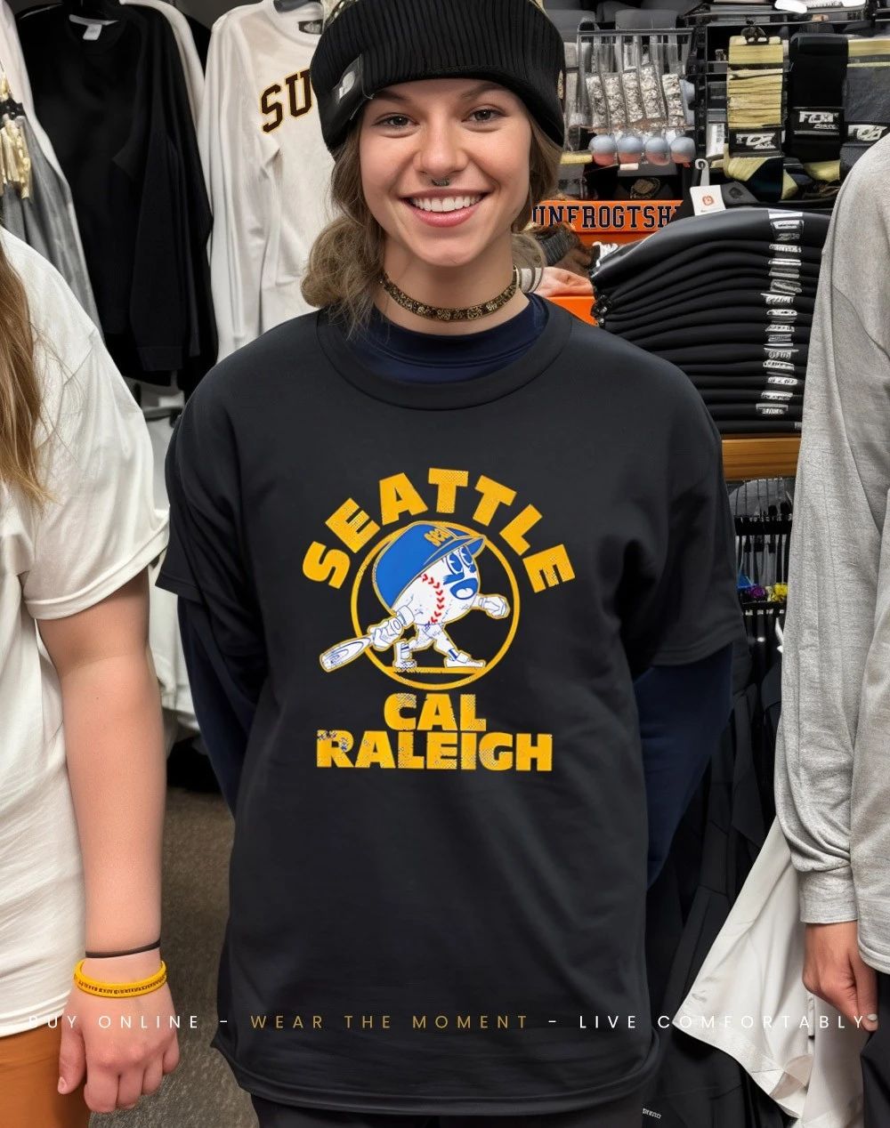 Cal Raleigh Seattle Mariners Baseball Buddies cartoon shirt