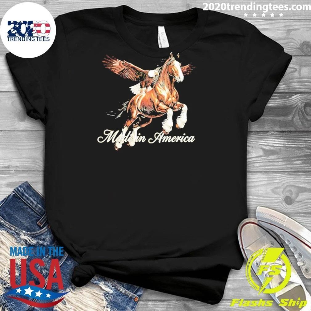 Horse And Eagle Made In America Shirt