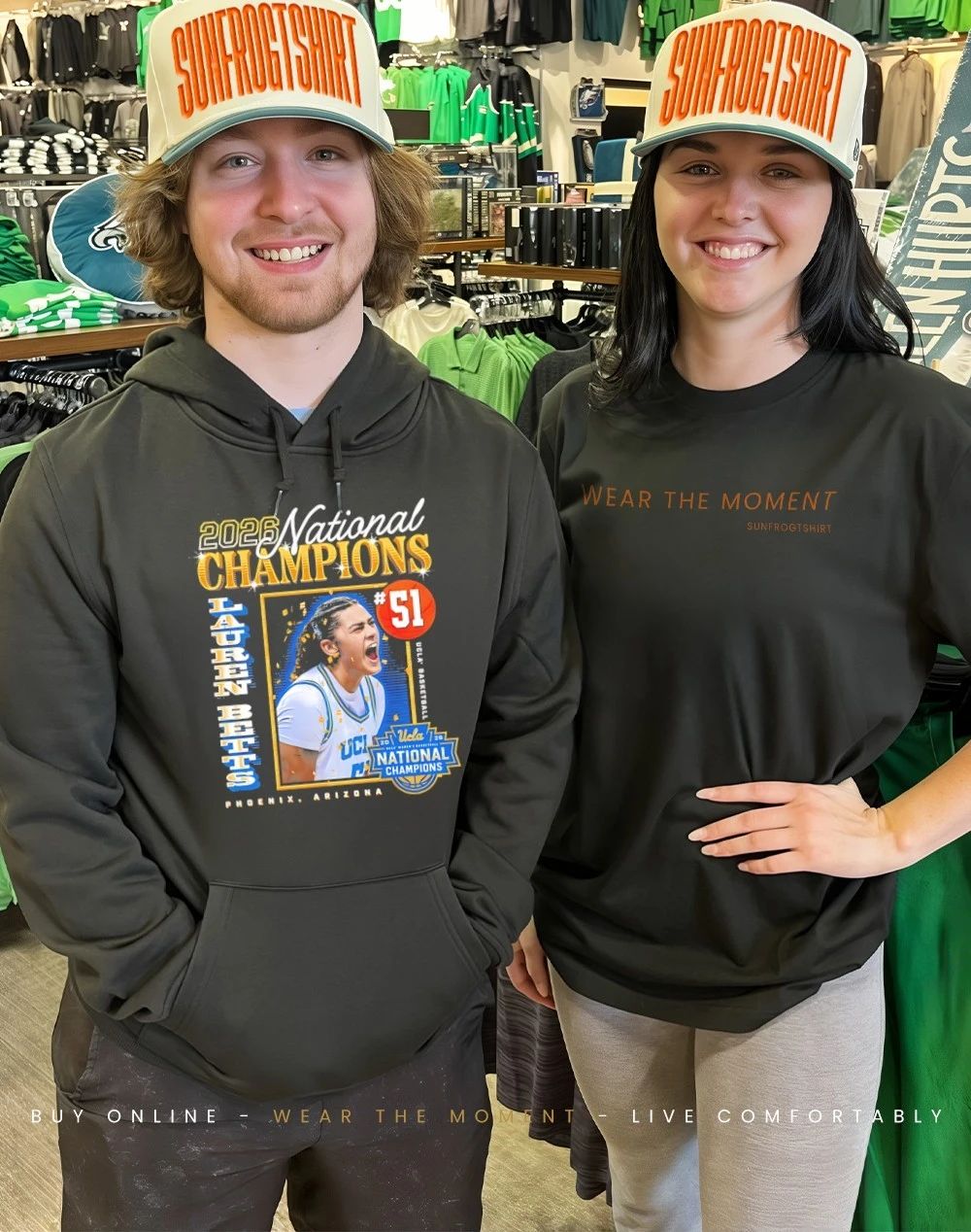 Lauren Betts UCLA Bruins 2026 Women’s Basketball NCAA National Champions shirt