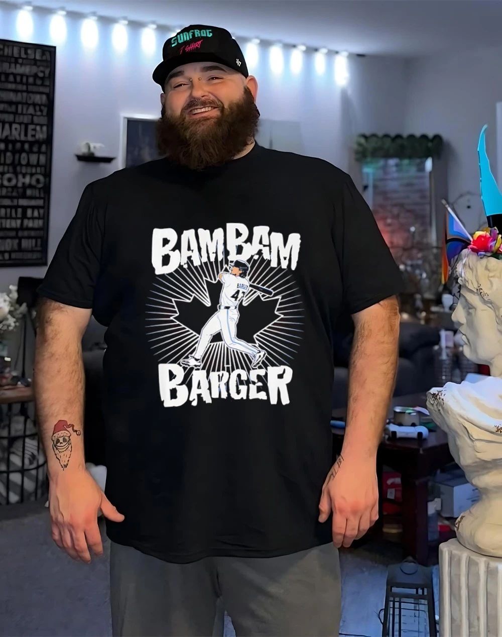 Addison Barger Toronto Blue Jays Bam Bam Slugger Swing shirt