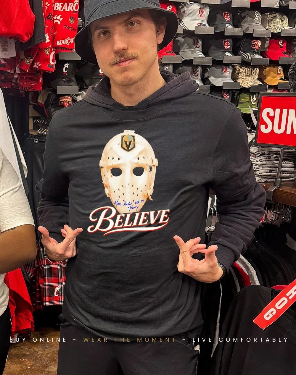 Believe Mask Vegas Golden Knights shirt