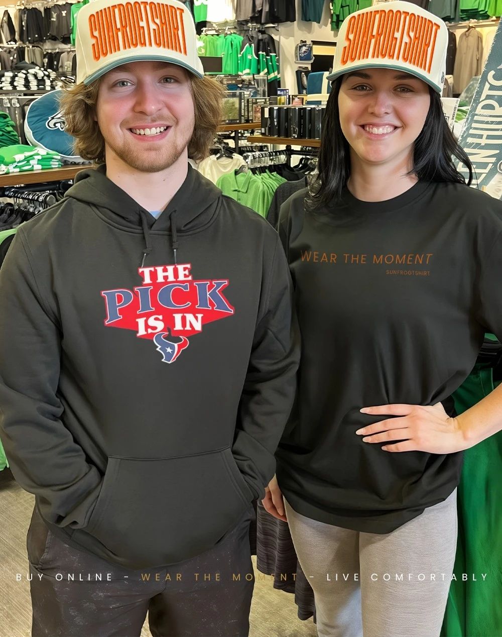 Houston Texans The Pick Is In logo shirt