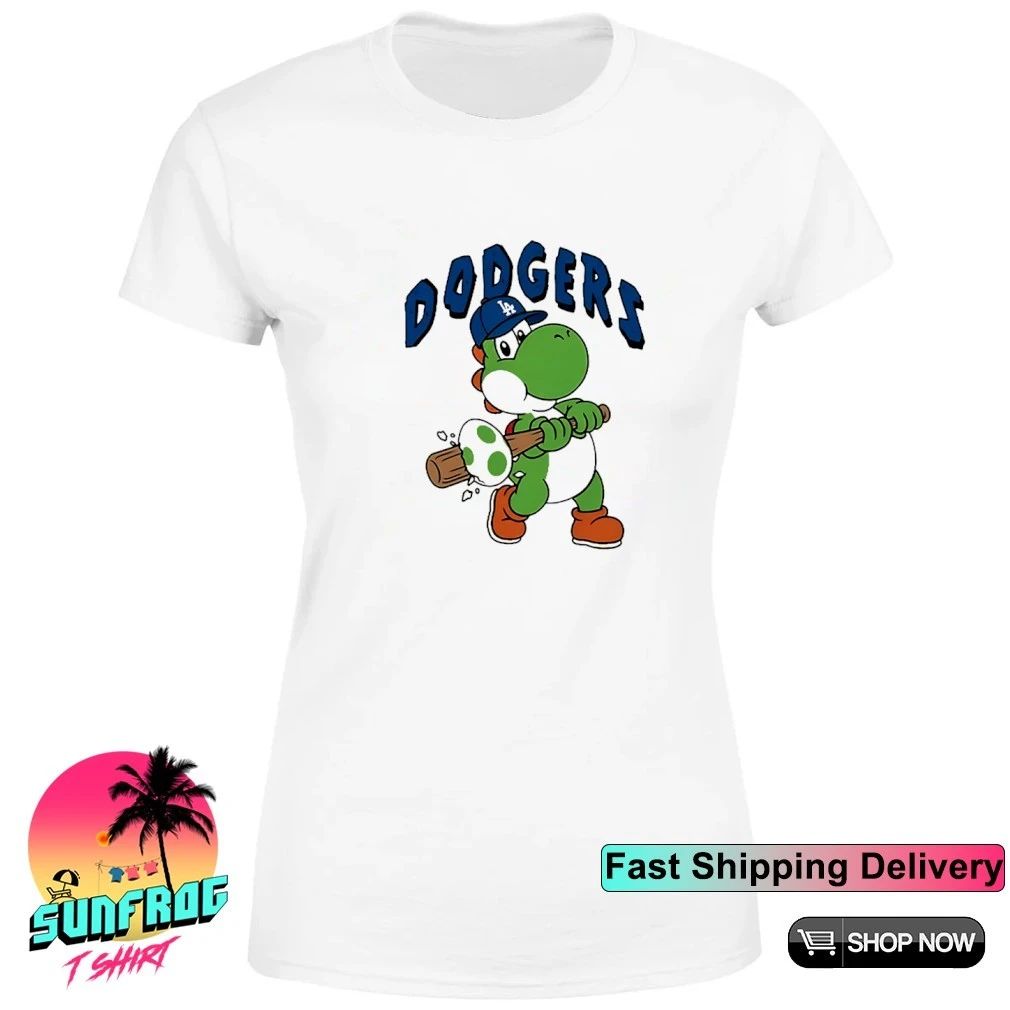 LA Dodgers Yoshi Baseball Egg Shirt