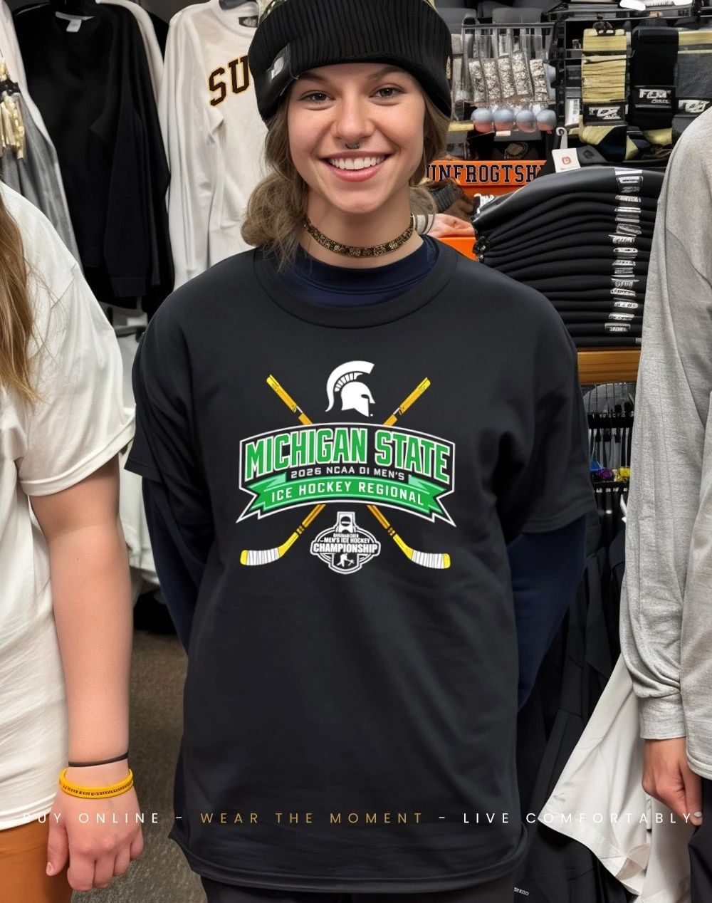 Michigan State Spartans 2026 NCAA DI Men’s Ice Hockey Regionals shirt