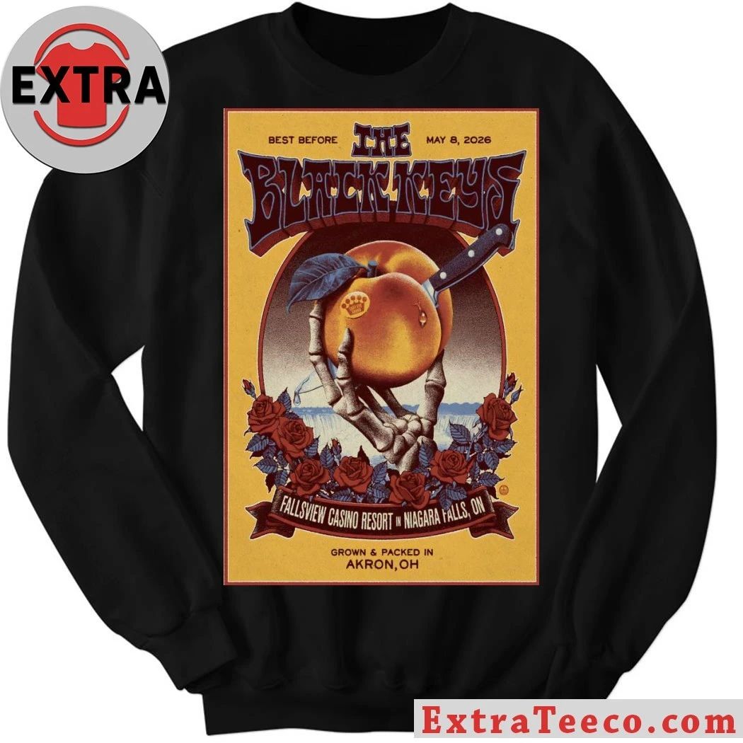The Black Keys Niagara Falls Tour On May 8 2026 Poster Shirt